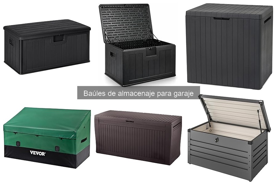 Problemas comunes al usar baúles de almacenaje en el garaje