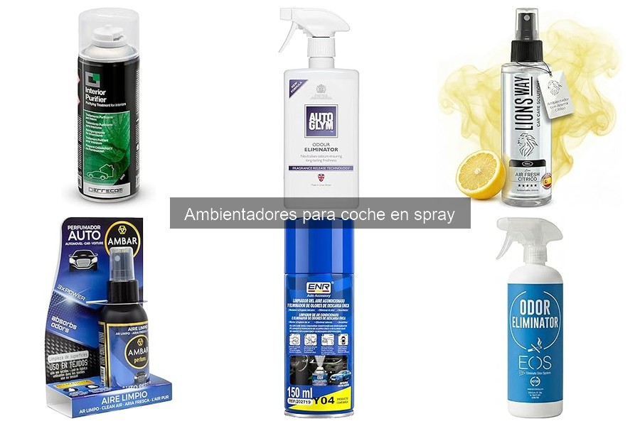 Problemas comunes con ambientadores en spray para coche