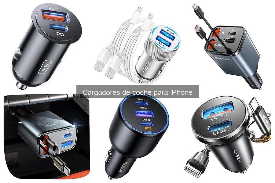Problemas comunes con cargadores de coche para iPhone