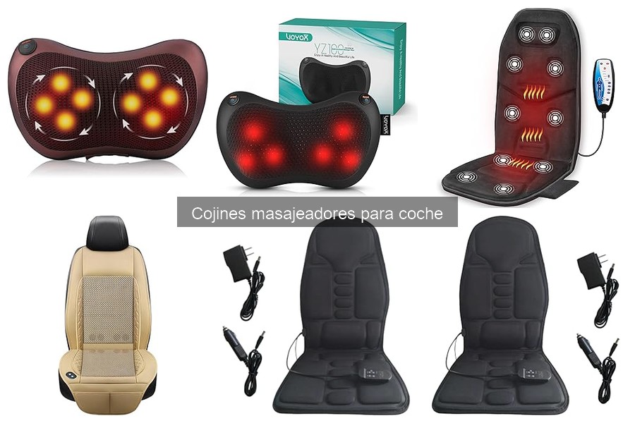 Problemas comunes con cojines masajeadores para coche y soluciones