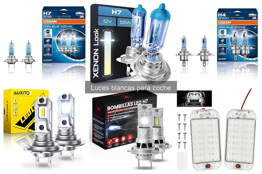 Problemas comunes con luces blancas para coche y soluciones