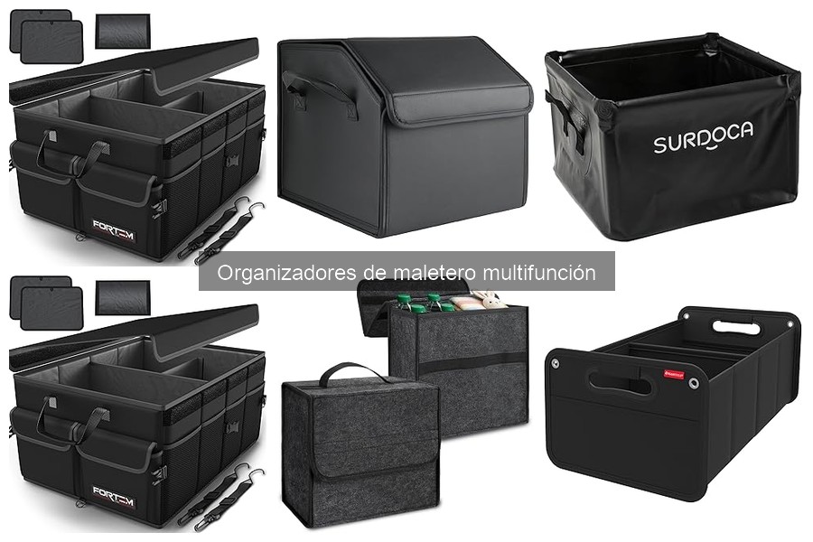 Problemas comunes con organizadores de maletero multifunción