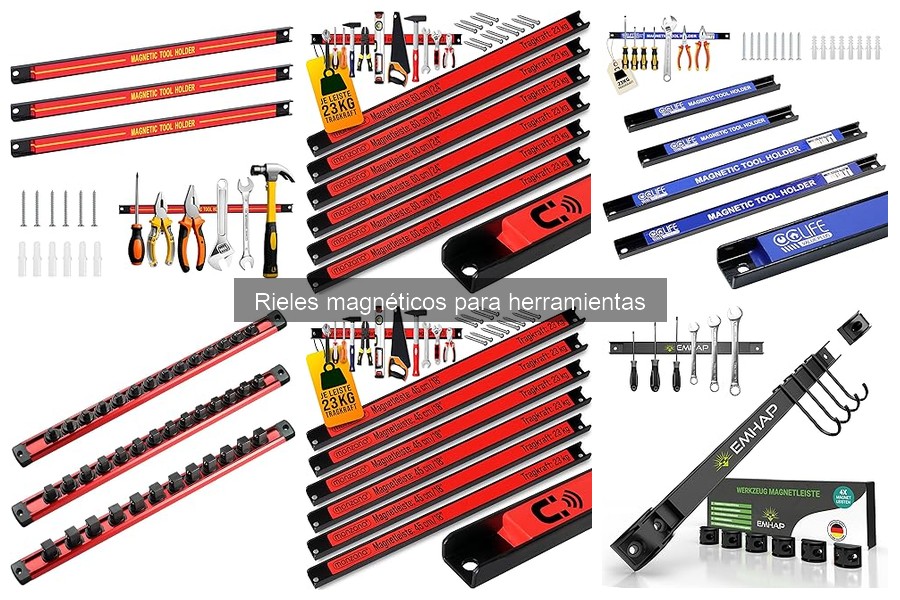 Problemas comunes con rieles magnéticos para herramientas