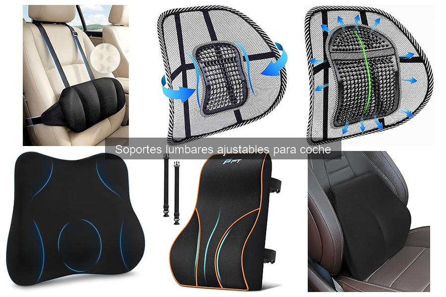 Problemas comunes con soportes lumbares ajustables para coche