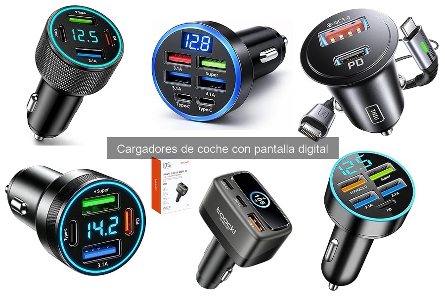 Problemas Comunes de Cargadores de Coche con Pantalla Digital