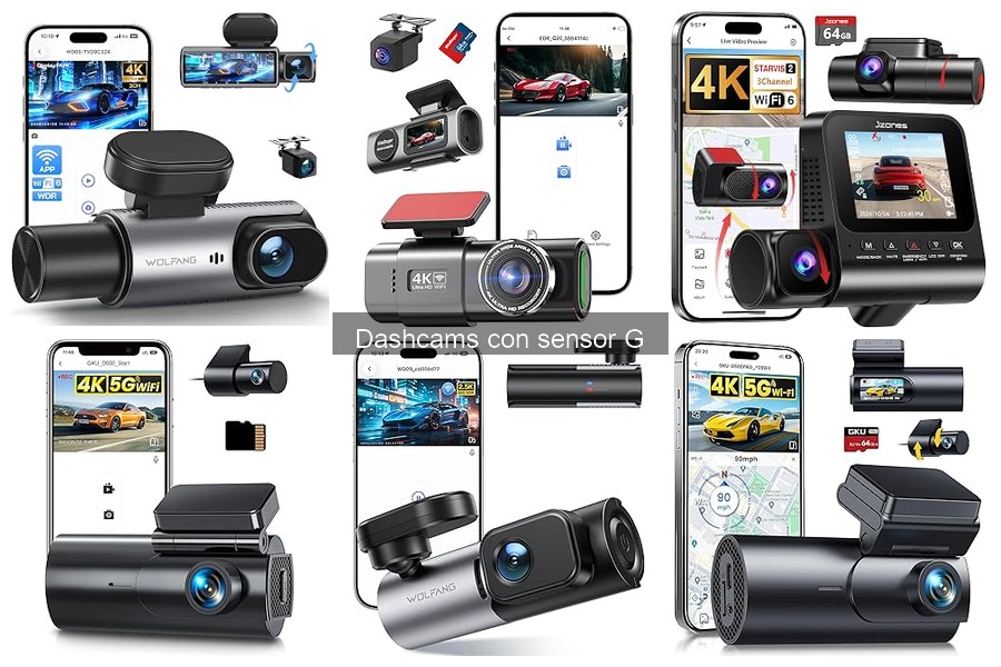 Problemas comunes de dashcams con sensor G y sus soluciones