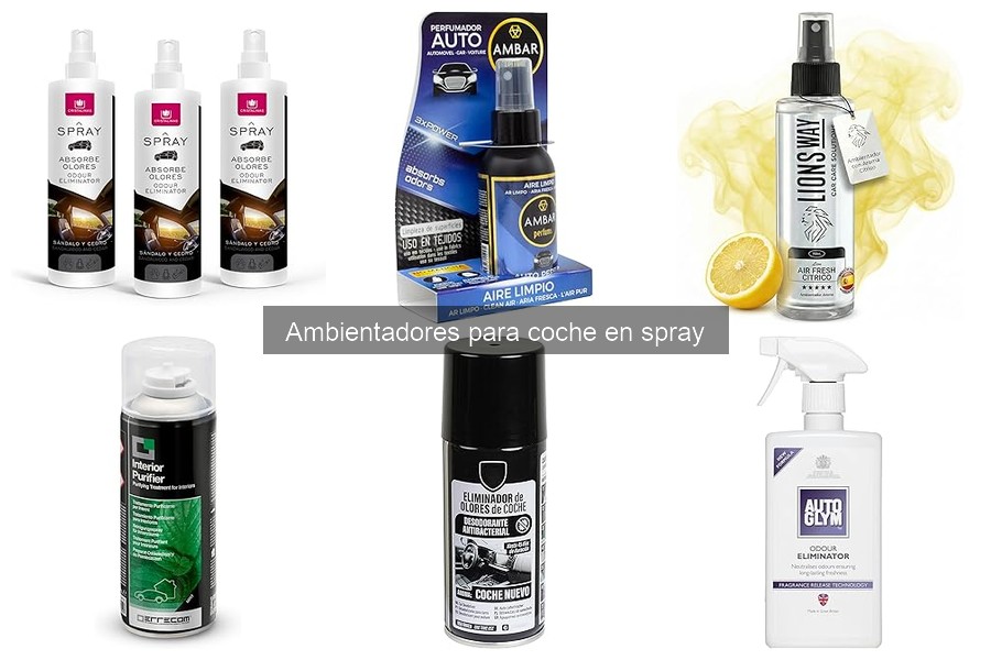 ¿Qué es un ambientador para coche en spray? Descubre su uso