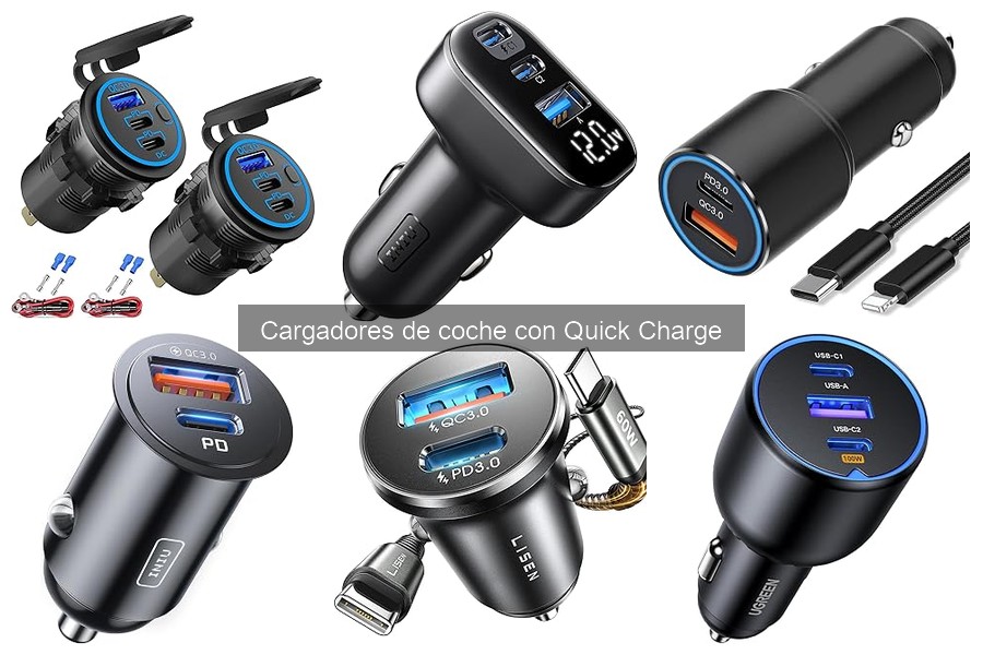 ¿Qué es un cargador de coche con Quick Charge?