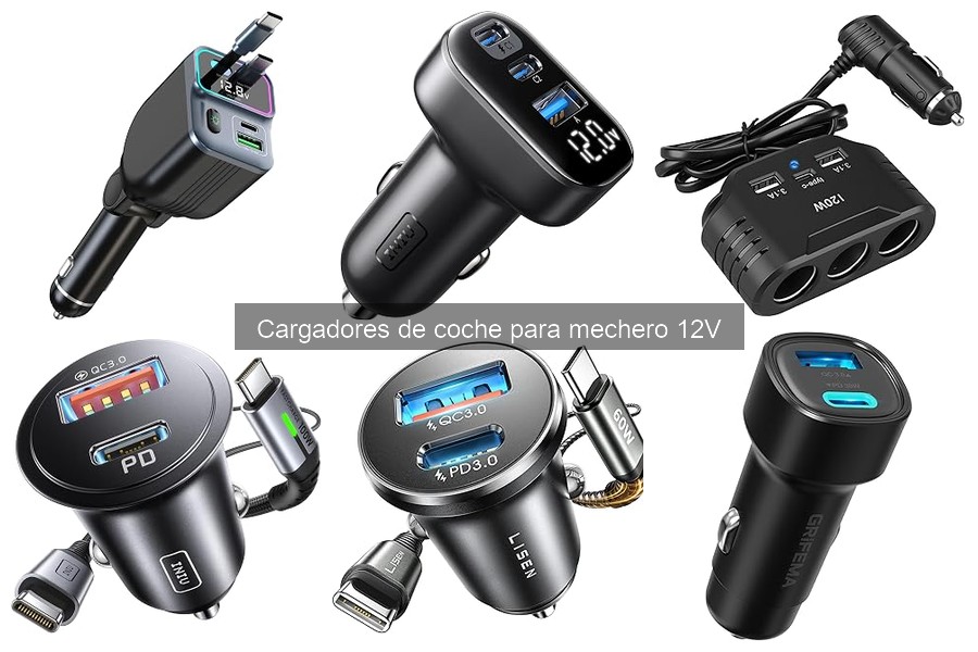 ¿Qué es un cargador de coche para mechero 12V?