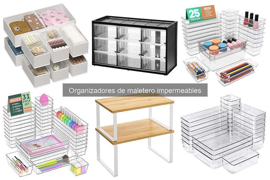¿Qué es un organizador de maletero impermeable?