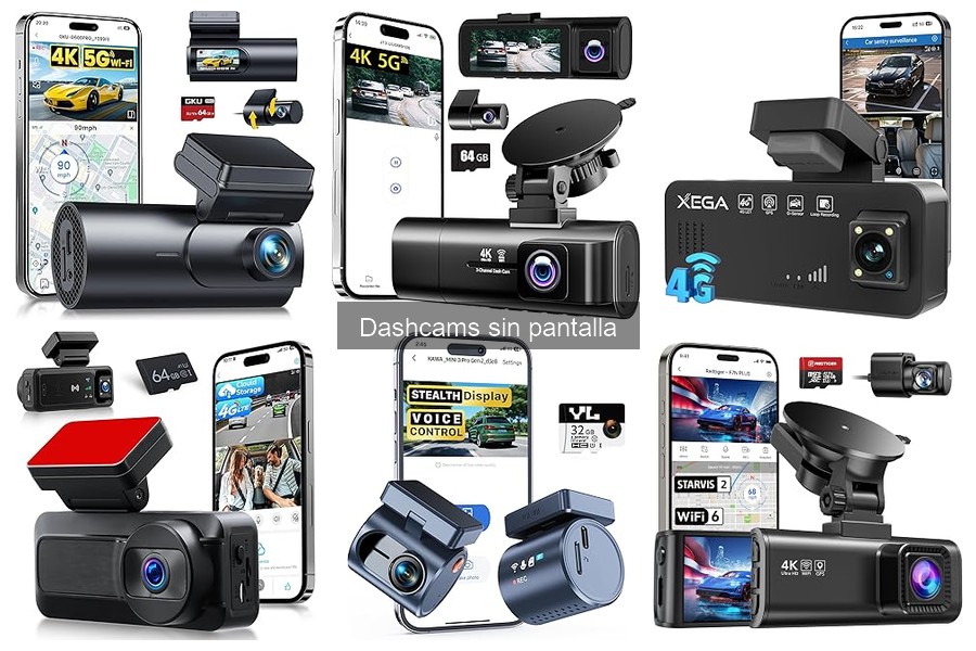 ¿Qué es una dashcam sin pantalla? Características y ventajas