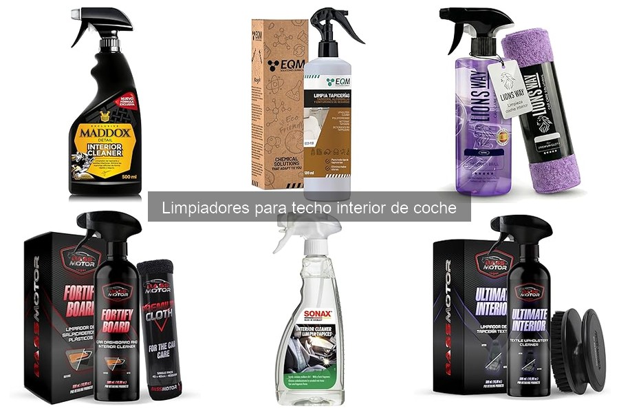** ¿Qué hacer si el limpiador daña el tejido del techo interior?