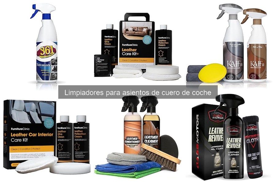 ¿Qué hacer si un limpiador de cuero causa manchas? Soluciones