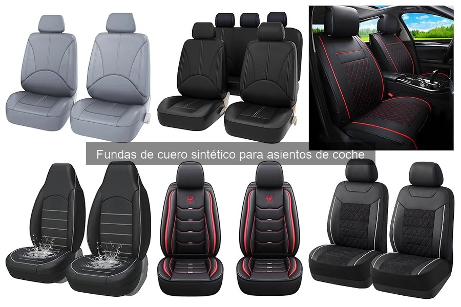 ¿Qué son las fundas de cuero sintético para asientos de coche?