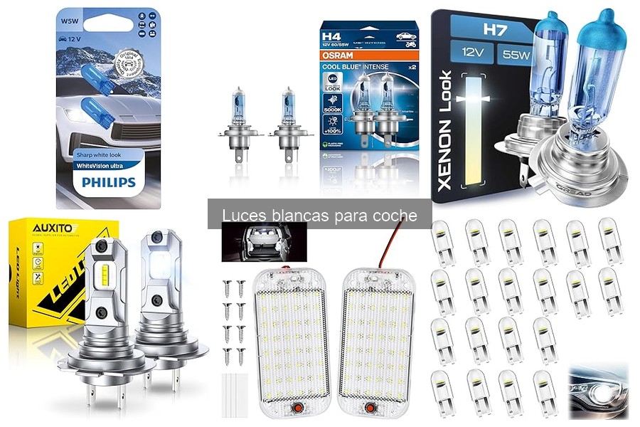 ¿Qué son las luces blancas para coche? Características y Seguridad