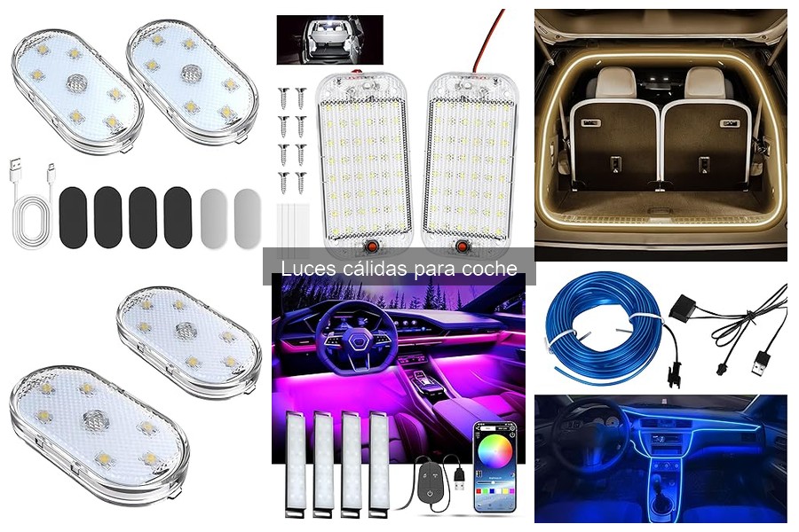¿Qué son las luces cálidas para coche? Explicación y características