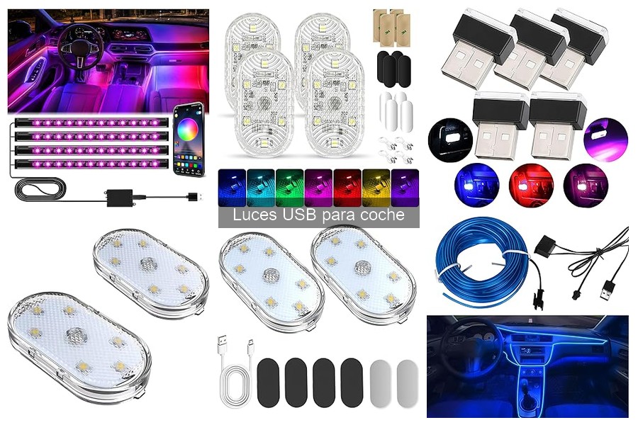 ¿Qué son las luces USB para coche? Beneficios y características