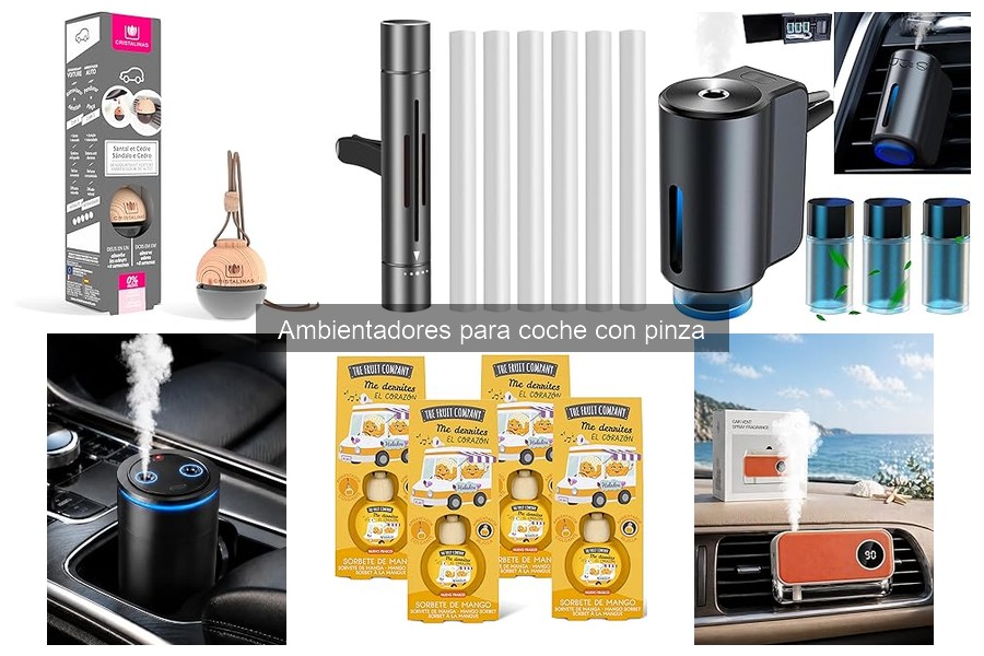 ¿Qué son los ambientadores para coche con pinza?
