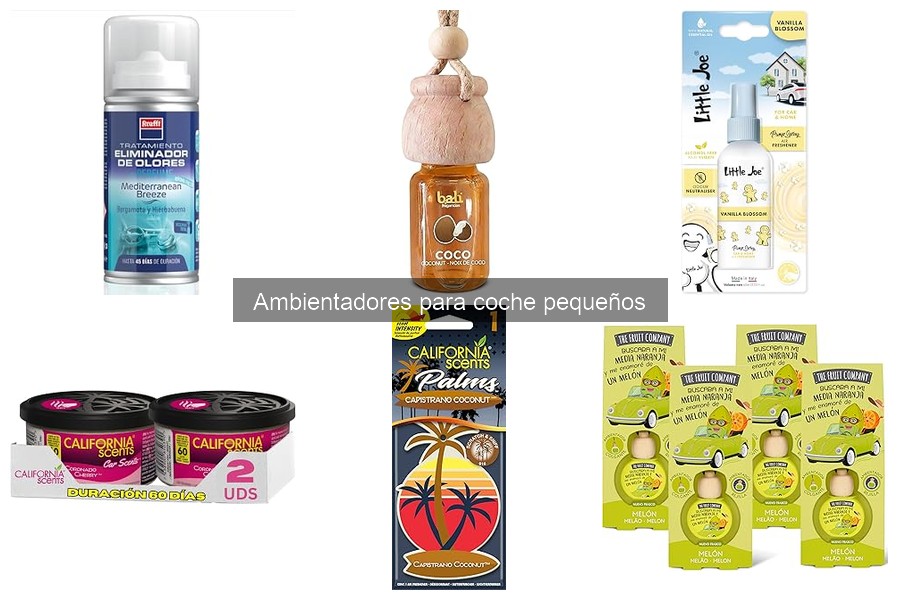 ¿Qué son los ambientadores para coche pequeños? Características y Usos
