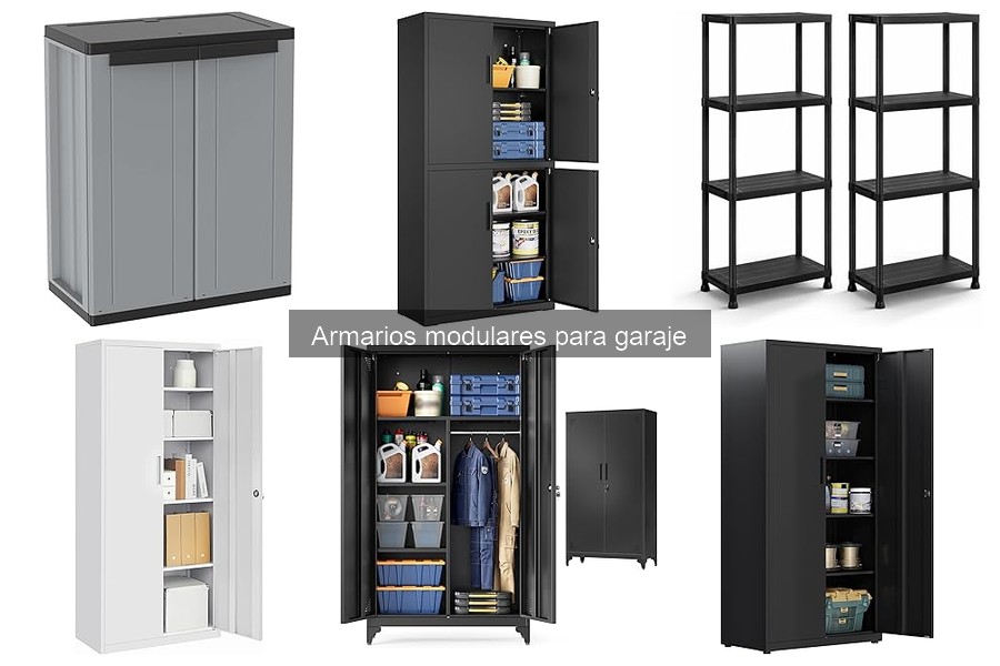 ¿Qué son los armarios modulares para garaje? Características