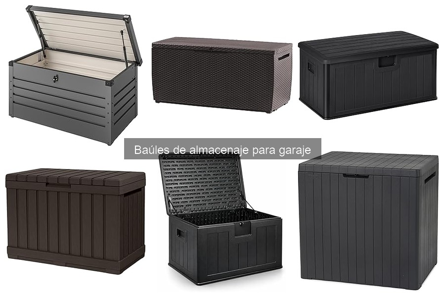 ¿Qué son los baúles de almacenaje para garaje? Características y Tipos