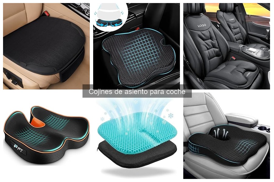 ¿Qué son los cojines de asiento para coche? Características y funciones