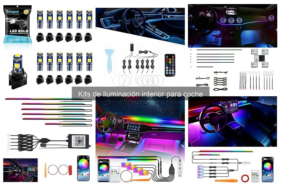 ¿Qué son los kits de iluminación interior para coche?