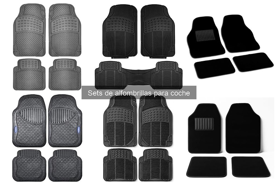 ¿Qué son los sets de alfombrillas para coche? Guía básica