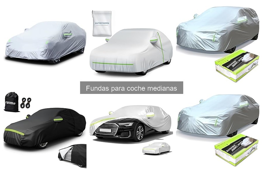 ¿Qué tamaño de funda necesitas para tu coche mediano?