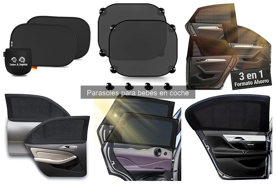 Seguridad de los parasoles para bebés en coche: ¿Son efectivos?