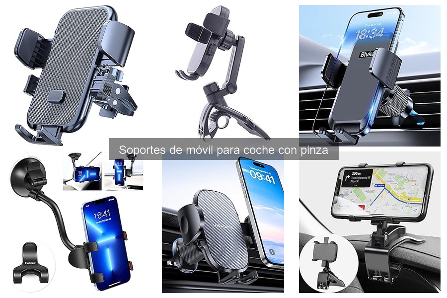 Soluciones a problemas del soporte de móvil con pinza en coche
