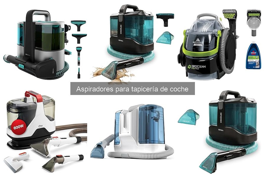 ¿Son eficientes los aspiradores para tapicería de coche?