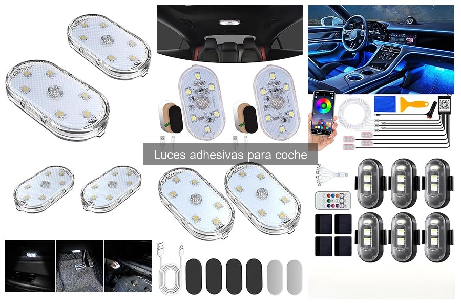 ¿Son legales las luces adhesivas para coche en tu país?