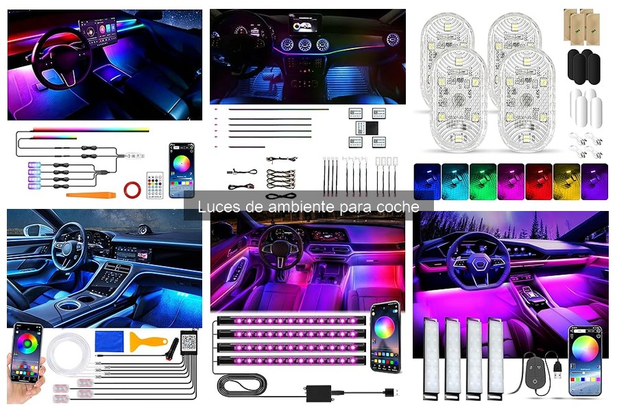 ¿Son legales las luces de ambiente para coche? Descúbrelo aquí