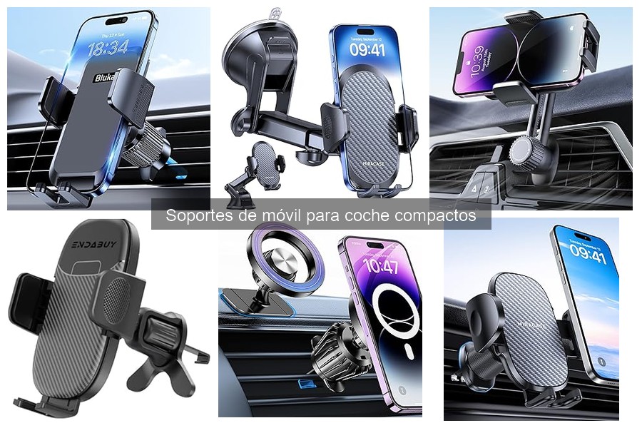 Soportes de móvil compactos para coche: ¿Qué son y cómo elegir?