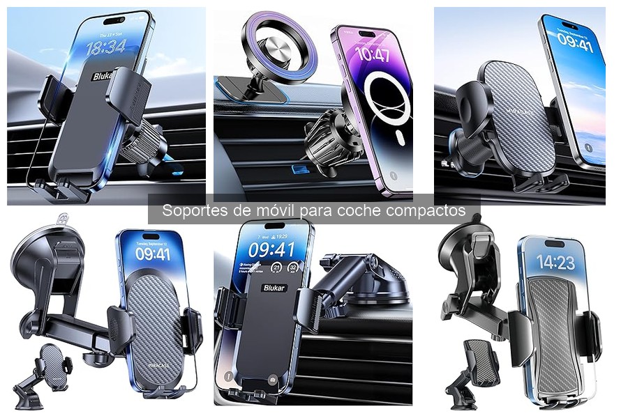 Soportes de móvil para coche compactos: ¡Ofertas y descuentos!