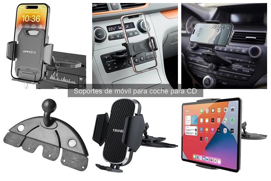 Soportes de Móvil para Coche en Ranura de CD: Guía Completa