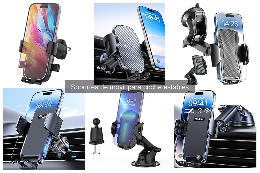 Soportes de móvil para coche: Estabilidad y Beneficios