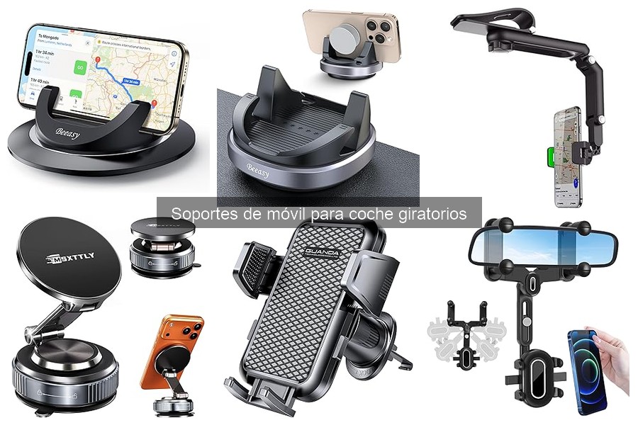 Tendencias en Soportes de Móvil Giratorios para Coche en 2023
