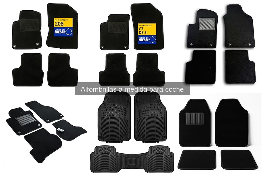 Tipos de alfombrillas a medida para coche: Guía completa