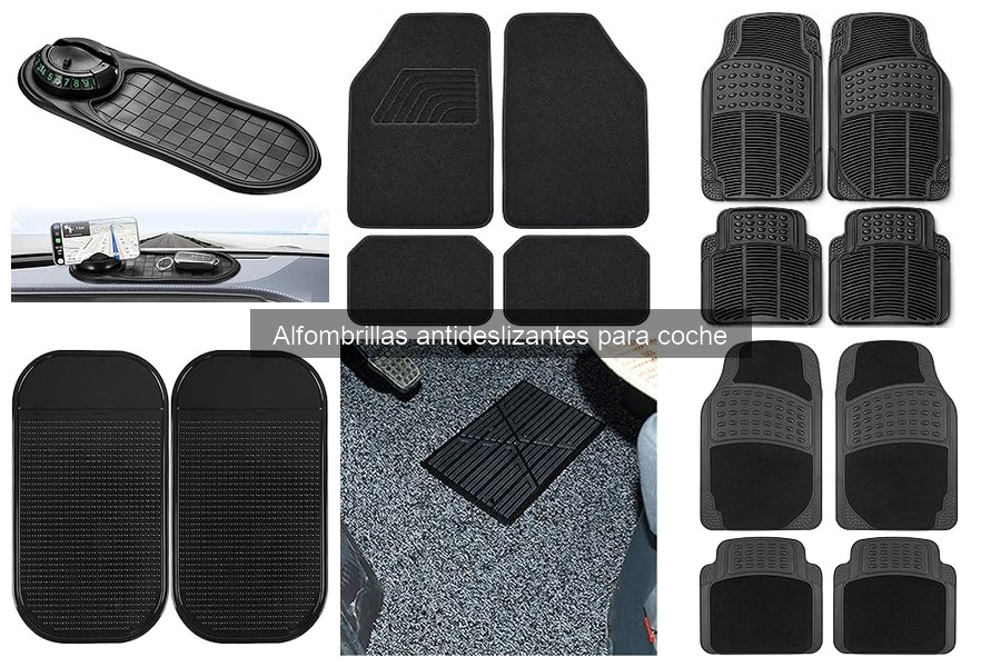 Tipos de alfombrillas antideslizantes para coche: guía completa