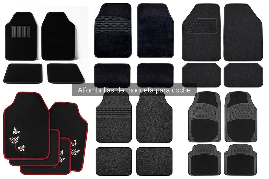 Tipos de alfombrillas de moqueta para coche: guía completa