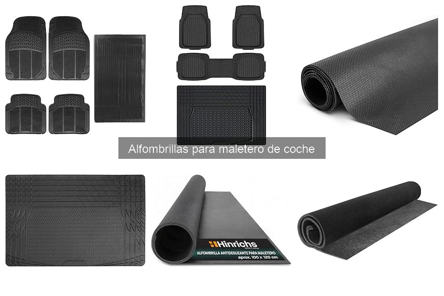 Tipos de alfombrillas para maletero de coche: guía completa