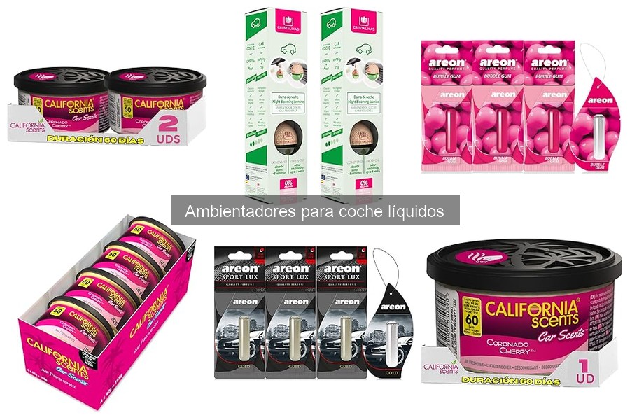 Tipos de ambientadores líquidos para coche y sus beneficios