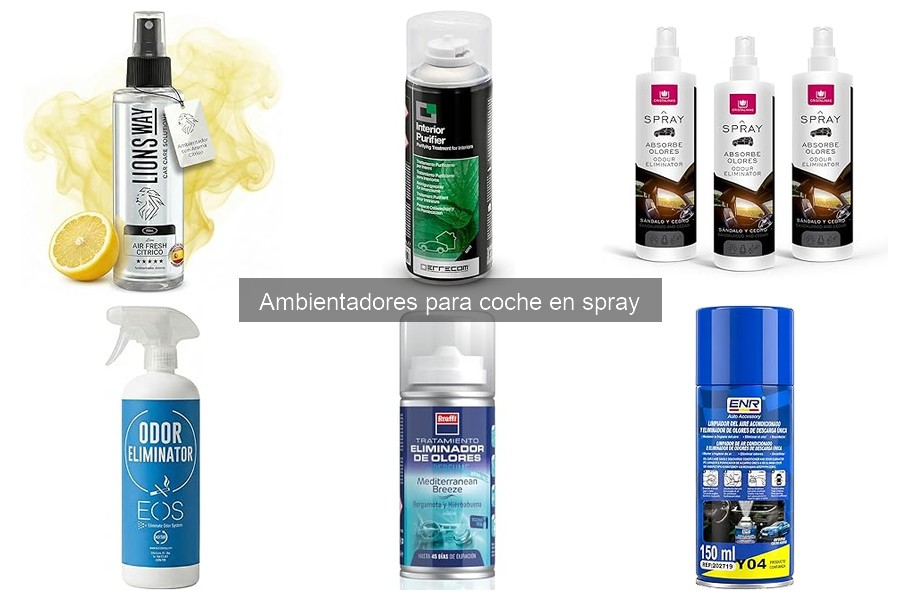Tipos de Ambientadores para Coche en Spray que Debes Conocer
