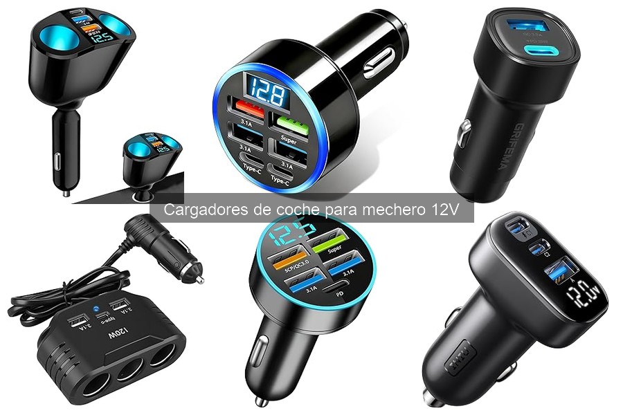 Tipos de Cargadores de Coche para Mechero 12V: Guía Completa