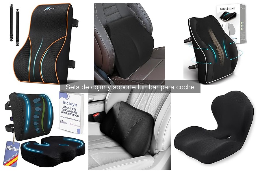Tipos de cojines lumbares para coche: guía de compra