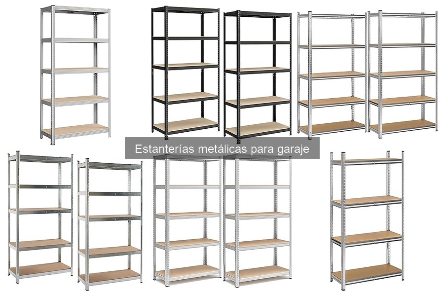 Tipos de estanterías metálicas para garaje: guía completa