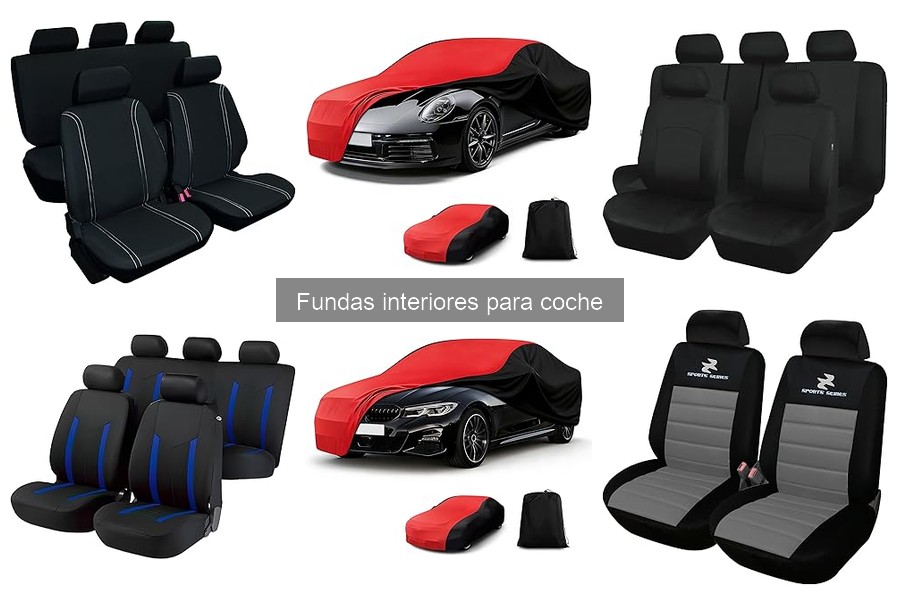 Tipos de fundas interiores para coche: materiales y diseños