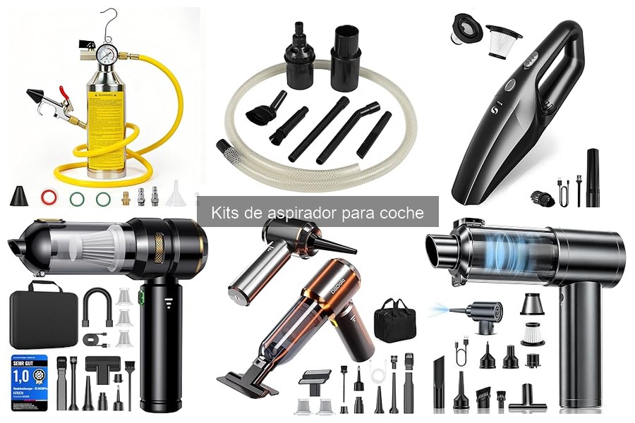 Tipos de kits de aspirador para coche: guía completa